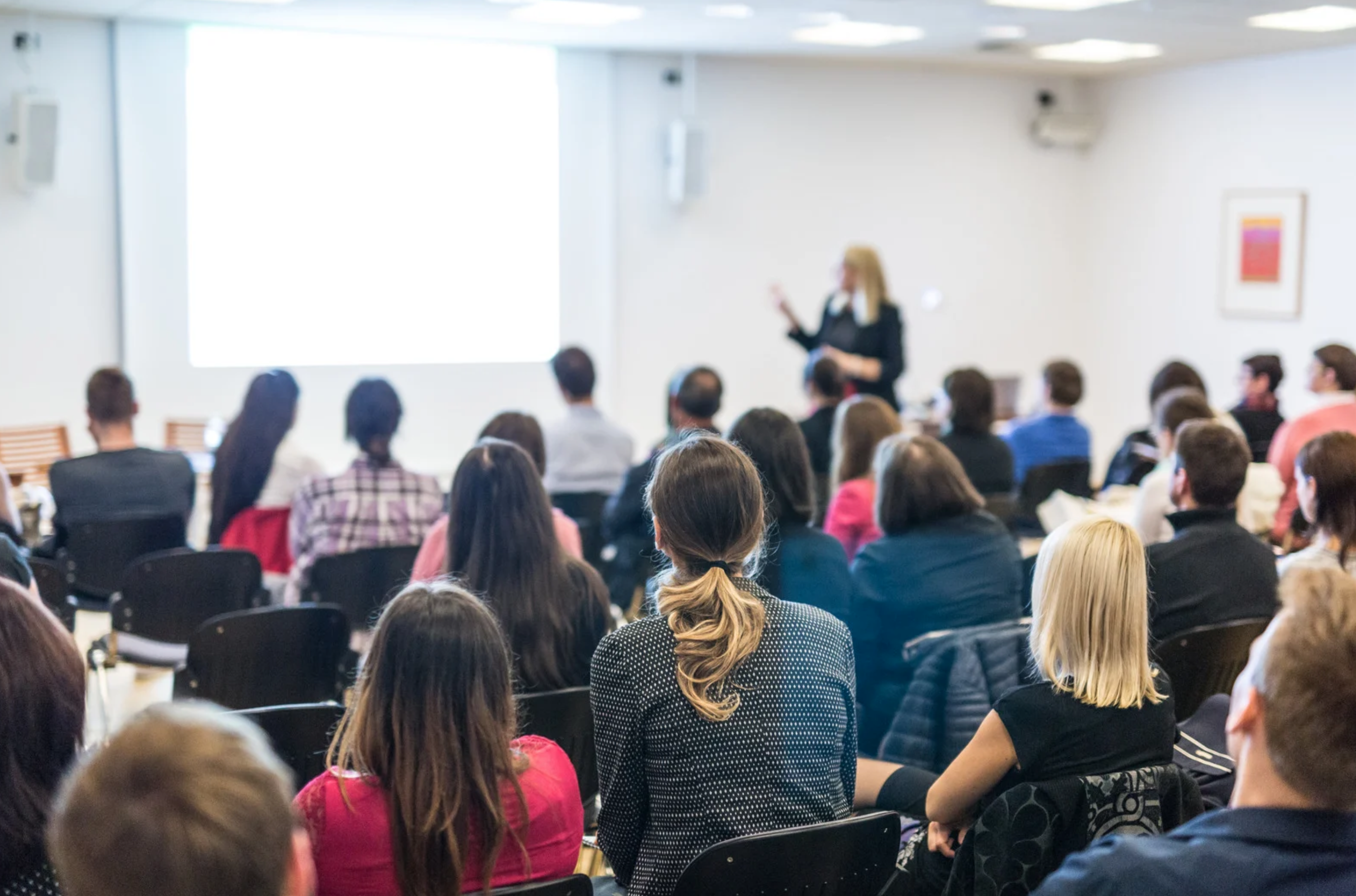 Staff attending a professional training session